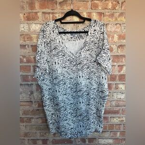 Gap Animal Print V-Neck Dolman Sleeve Shift Dress🖤